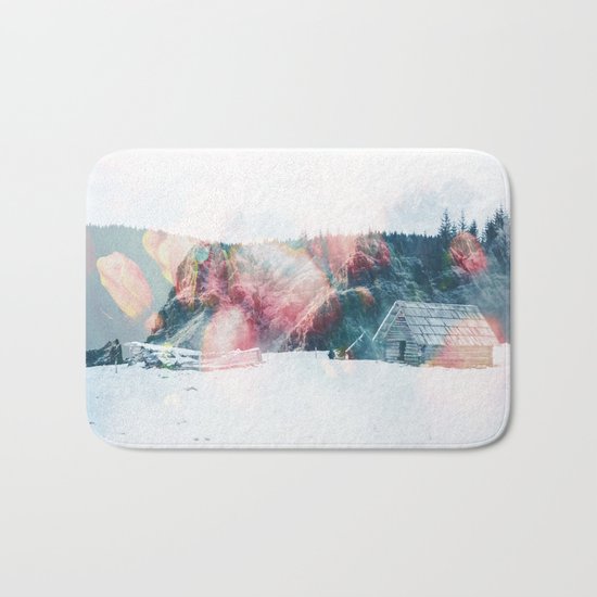Winter Paint Bath Mat