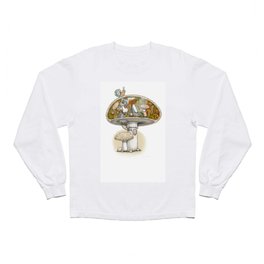 Mushroom Aliens inside the Mushroom Long Sleeve T Shirt