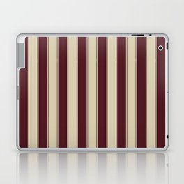 Burgundy Stripes Laptop & iPad Skin