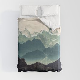 Shades of Mountains Comforter