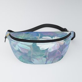 Painterly Midnight Floral Abstract Fanny Pack