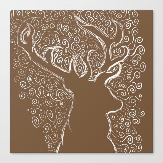Deer Canvas Print