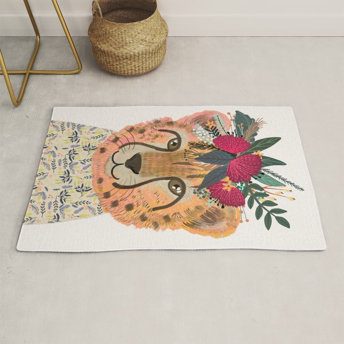 Cheetah Rug by Mia Charro Society6
