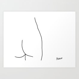 Picasso - Nude Art Print