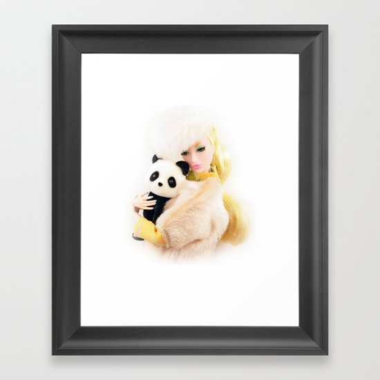 WILD FOR LOVE Framed Art Print