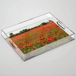 Field of Poppies - 2022 MAY - N°3 Acrylic Tray