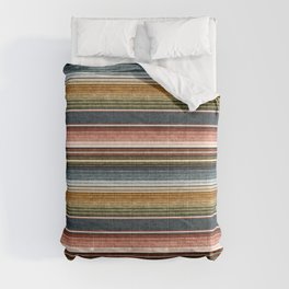 serape southwest stripe - earth tones Comforter