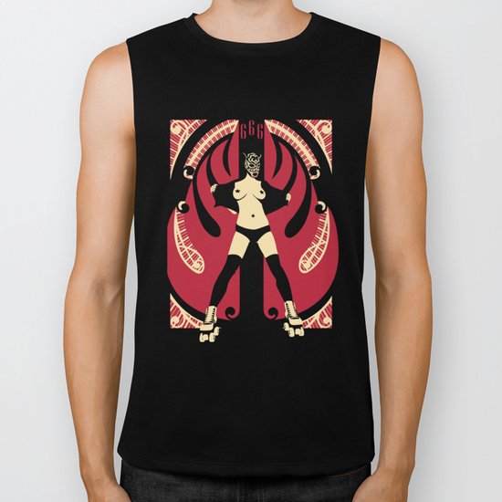 ==RollersSociety6_6_6== Biker Tank