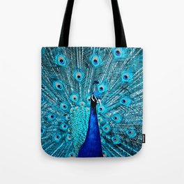 Peacock  Blue 11 Tote Bag