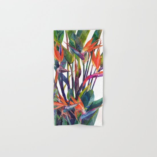 The bird of paradise Hand & Bath Towel