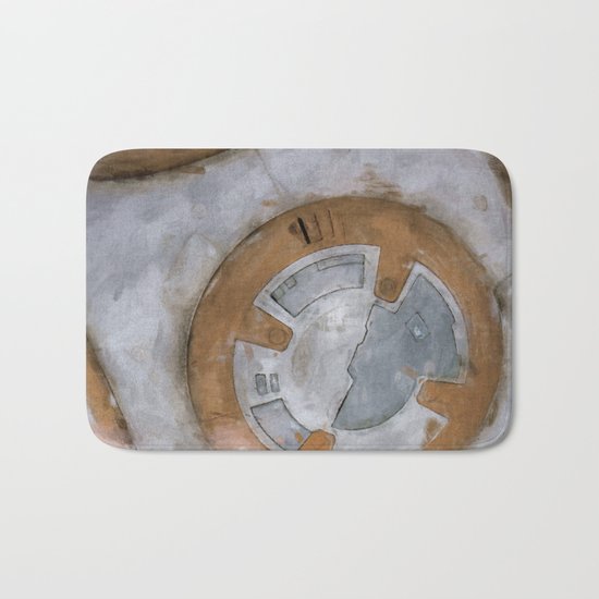 BB8 Retro Droid Robot Starwars Bath Mat