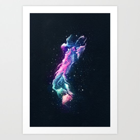 Tower Nebula Art Print