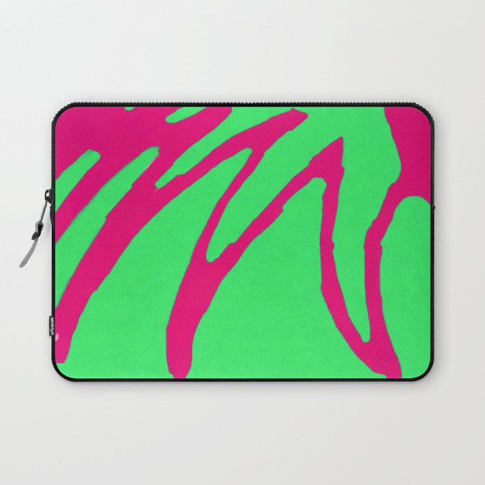 Green Pink Pattern Laptop Sleeve