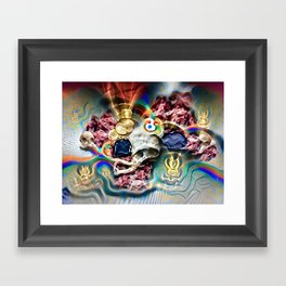 Body Offering to the Guests of the Six Realms Framed Art Print