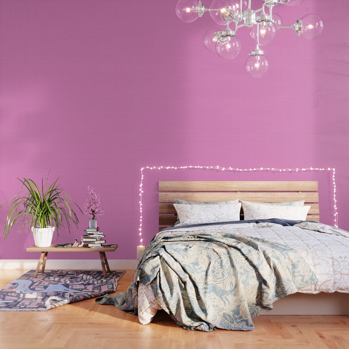 Small Shocking Hot Pink Valentine Pink And White Buffalo Check Plaid Wallpaper By Honorandobey