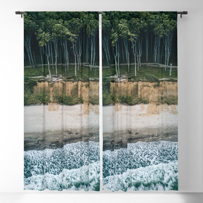 Waves, Woods, Wind and Water - Landscape Photography Blackout Curtain