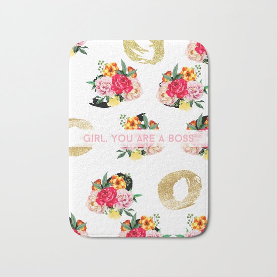 Girl, You Are A Boss Bath Mat