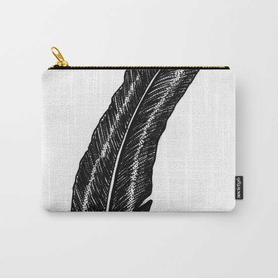 Raven Feather Carry-All Pouch