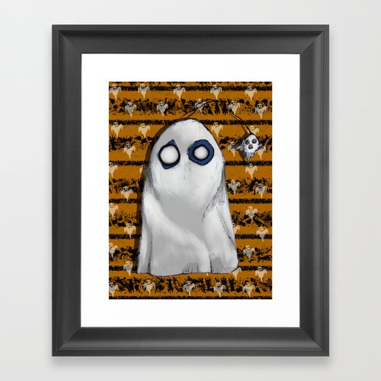 Bob's Ghost Framed Art Print