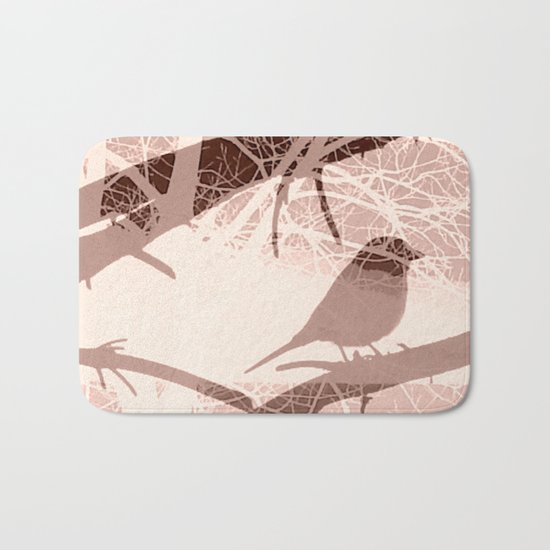 Bird tree Bath Mat