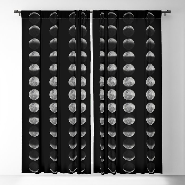 moon phases Blackout Curtain