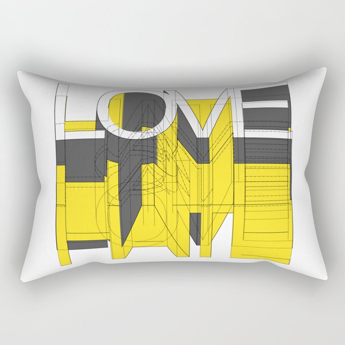 HATE LOVE Rectangular Pillow