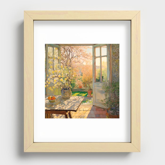 A Doorway to Tranquility Recessed Framed Print