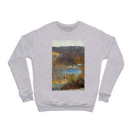 Granite Quarry; The Valley, Tohickon, Pennsylvania river valley landscape painting by Daniel Garber  Crewneck Sweatshirt