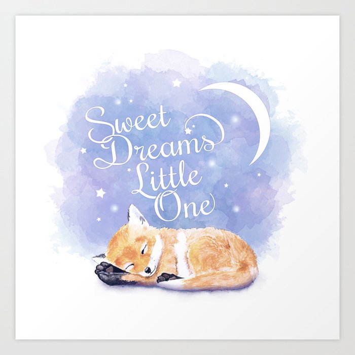 Sweet Dreams Little One Art Print