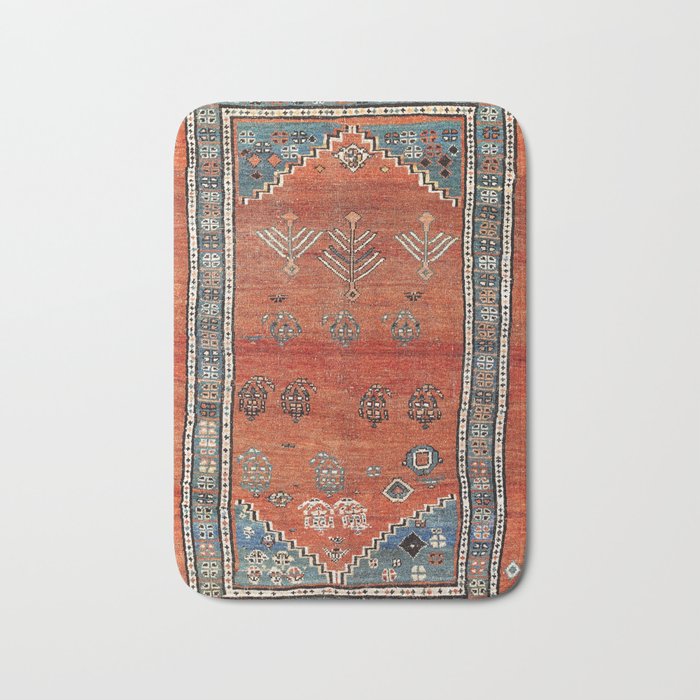 Bakhshaish Azerbaijan Northwest Persian Carpet Print Bath Mat | Graphic-design, Antique, Vintage, Rug, Carpet, Persian, Oriental, Tribal, Boho, Bohemian