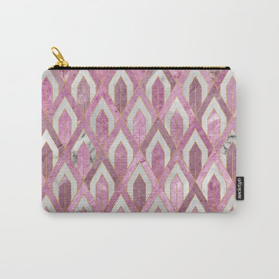 Art Deco Marble Pattern IV Carry-All Pouch