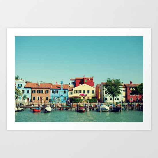 Burano, the beautiful Art Print