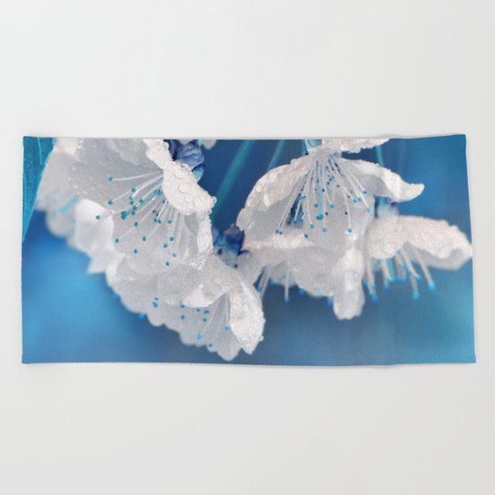 Spring blue 233 Beach Towel