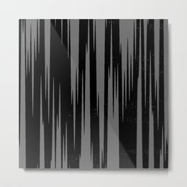 million reasons Metal Print | Digital, Gray, Painting, Black, Abstract 