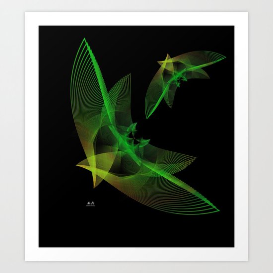 In Flight 4 of 5 Series Art Print