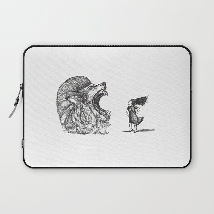 Be Louder Than Your Lions Laptop Sleeve