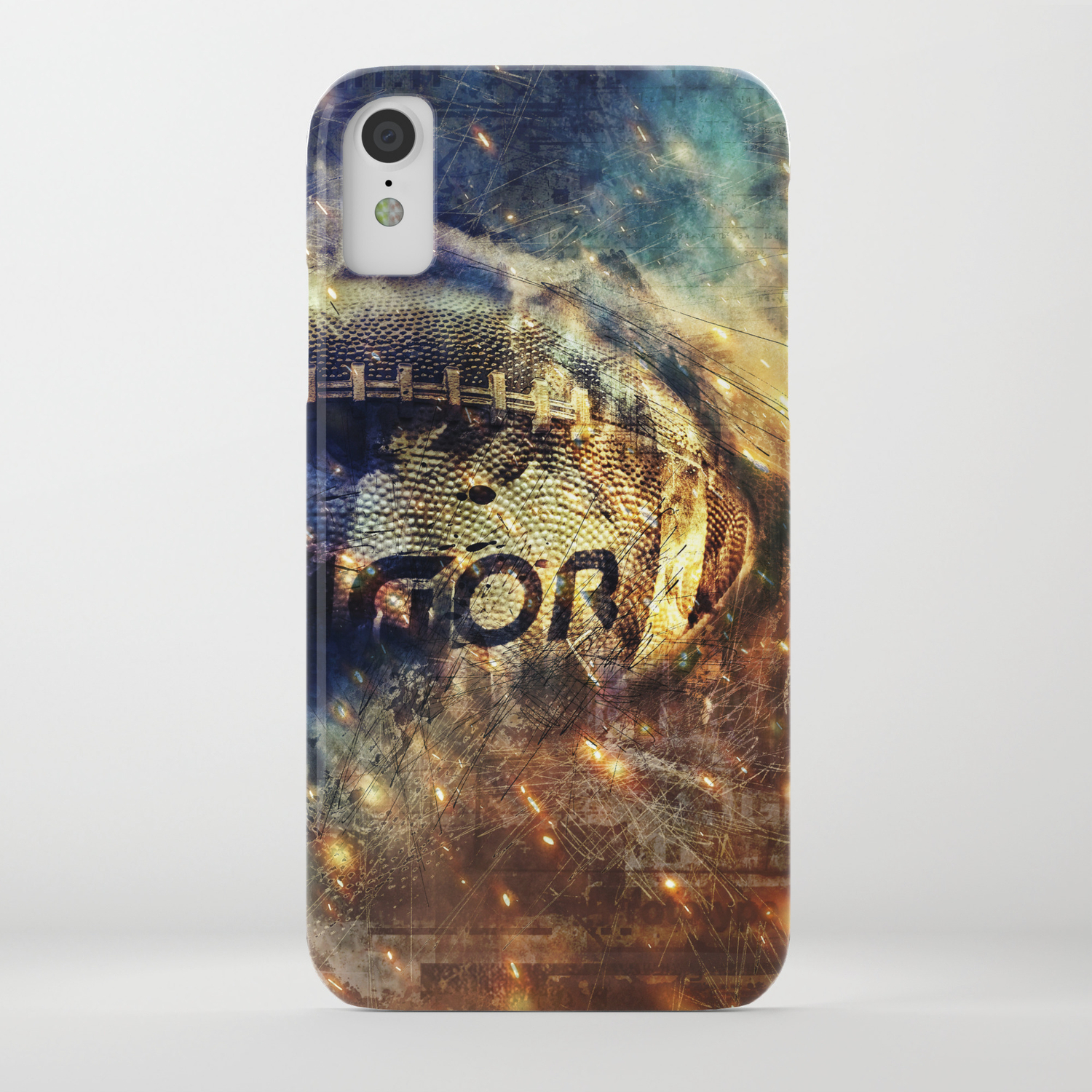 Abstract American Football Iphone Case By Simonegatterwe Society6