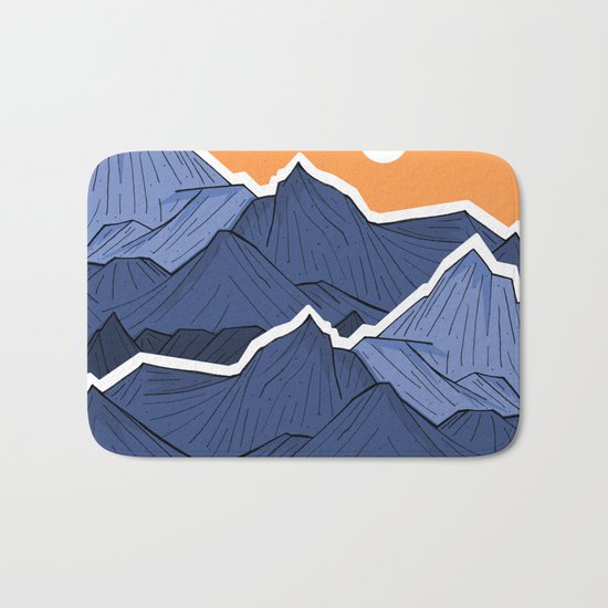 The mountains under the two suns Bath Mat