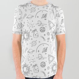 bw celestial All Over Graphic Tee