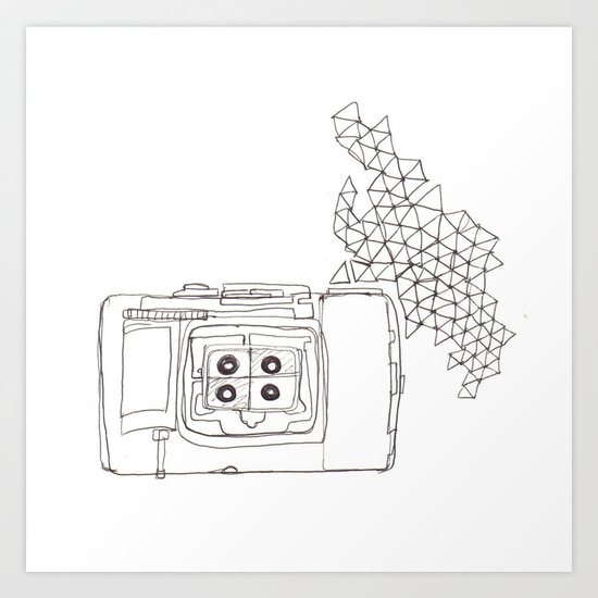 Camera Art Print