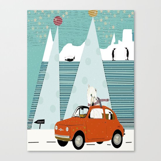 the polar express Canvas Print
