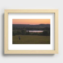 love, nature, freedom Recessed Framed Print