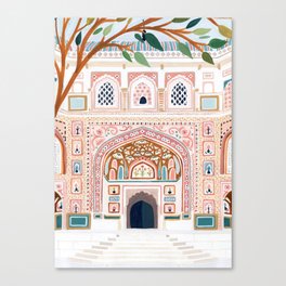 Amber Palace, India Canvas Print