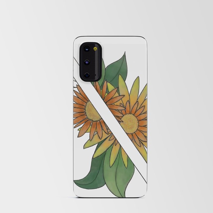 Separated Sunflowers Android Card Case