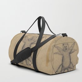 The Vitruvian Bear Duffle Bag