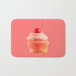 Cupcake Love | Pink with a Cherry on Top Bath Mat