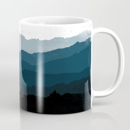 Mists No. 6 - Ombre Blue Ridge Mountains Art Print Coffee Mug