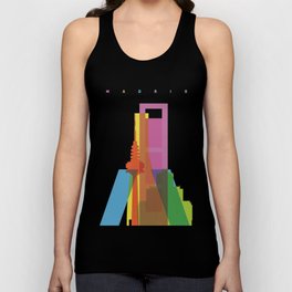 Shapes of Madrid. Accurate to scale. Tank Top