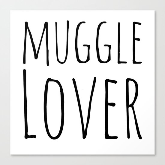 Muggle Lover Canvas Print