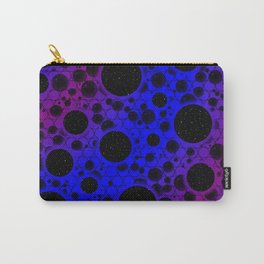 Space Bubble Spots - Blue/Purple Carry-All Pouch